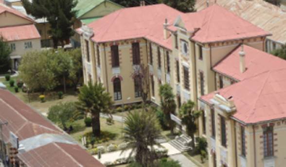 Vista del Hospital de Clínicas de La Paz